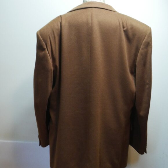 FIORAVANTI Couture Jacket Men's Size 50 Brown Cashmere Single Breasted Blazer - Picture 5 of 15